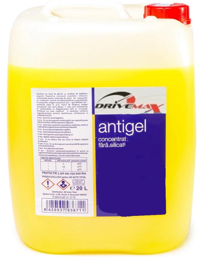 Antigel DRIVEMAX Tip D, Verde/Galben, 20 Litri